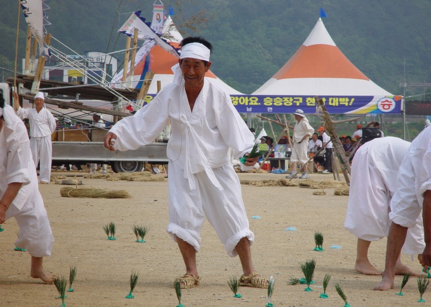 양양 상복골농요