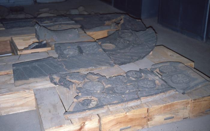 경주 황룡사지 출토 치미 복원 모습