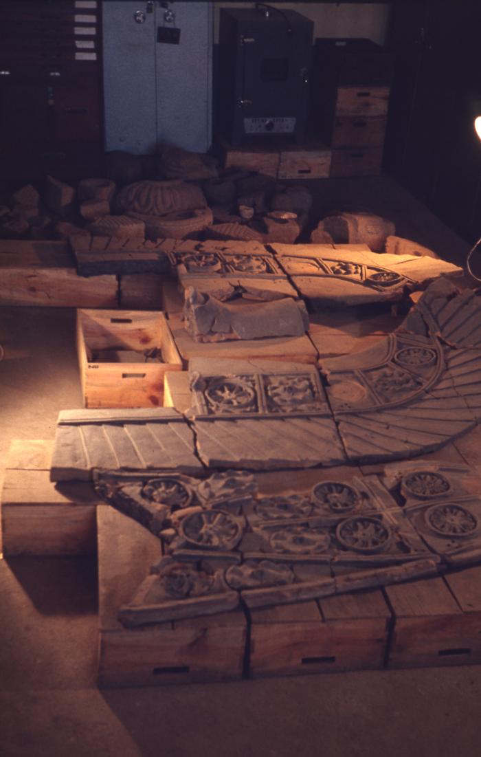 경주 황룡사지 출토 치미 복원 모습