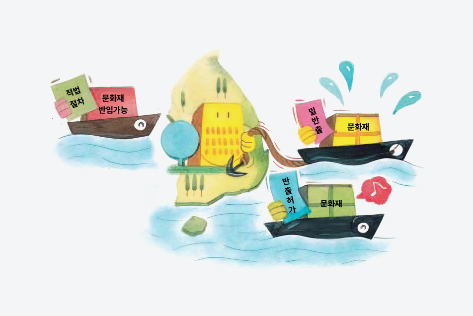 문화유산 반입-외국 문화유산이라 하더라도 적법하게 반출되었다면 국내반입이 가능