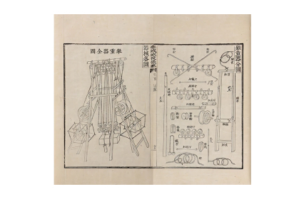 반차도 중 부묘 행렬 부분-인조인열왕후부묘도감의궤,규13524 - v.1 표지 및 363-364쪽 이미지