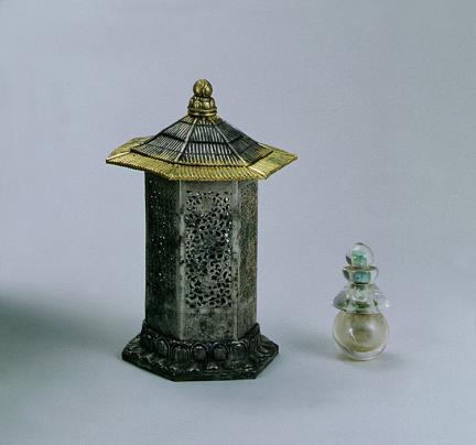 남양주 수종사 부도 사리장엄구-은제 도금 사리기(南陽州 水鐘寺 浮屠 舍利莊嚴具-銀製鍍金舍利器)